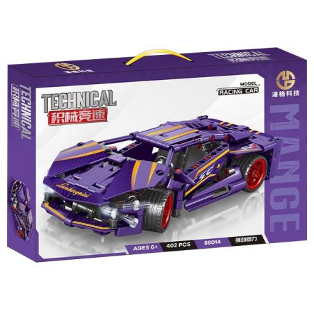 MANGE TECHNOLOGY 88014 non  TIA CHỚP LAMBORGHINI KÉO LẠI XE bộ đồ chơi xếp lắp ráp ghép mô hình  Kỹ Thuật Công Nghệ Cao Mô Hình Phương Tiện 402 khối
