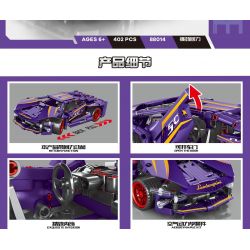 MANGE TECHNOLOGY 88014 non  TIA CHỚP LAMBORGHINI KÉO LẠI XE bộ đồ chơi xếp lắp ráp ghép mô hình  Kỹ Thuật Công Nghệ Cao Mô Hình Phương Tiện 402 khối