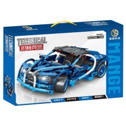 MANGE TECHNOLOGY 88013 non  BUGATTI VINH QUANG KÉO LẠI XE bộ đồ chơi xếp lắp ráp ghép mô hình  Kỹ Thuật Công Nghệ Cao Mô Hình Phương Tiện 419 khối