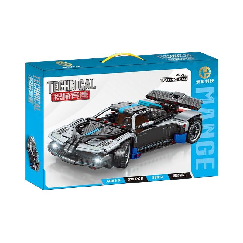 MANGE TECHNOLOGY 88012 non  XE KÉO ZONDA PAGANI bộ đồ chơi xếp lắp ráp ghép mô hình  PAGANI ZONDA Kỹ Thuật Công Nghệ Cao Mô Hình Phương Tiện 379 khối