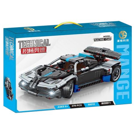 MANGE TECHNOLOGY 88012 non  XE KÉO ZONDA PAGANI bộ đồ chơi xếp lắp ráp ghép mô hình  PAGANI ZONDA Kỹ Thuật Công Nghệ Cao Mô Hình Phương Tiện 379 khối