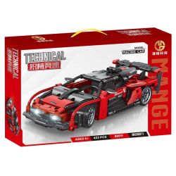 MANGE TECHNOLOGY 88011 non  BÓNG BƯỚM MCKELLEN KÉO LẠI XE bộ đồ chơi xếp lắp ráp ghép mô hình  MCLAREN Kỹ Thuật Công Nghệ Cao Mô Hình Phương Tiện 423 khối