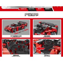 MANGE TECHNOLOGY 88011 non  BÓNG BƯỚM MCKELLEN KÉO LẠI XE bộ đồ chơi xếp lắp ráp ghép mô hình  MCLAREN Kỹ Thuật Công Nghệ Cao Mô Hình Phương Tiện 423 khối