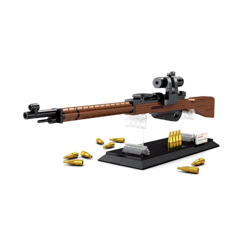 WOMA C0715 0715 non  SÚNG BẮN TỈA MOSIN NAGANT M91-30 bộ đồ chơi xếp lắp ráp ghép mô hình LONG MARCH HERO 287 khối