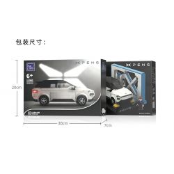 PANTASY 11001 non  MẪU XE XIAOPENG G3I bộ đồ chơi xếp lắp ráp ghép mô hình Speed Champions Racing Cars XPENG G3I Đua Xe Công Thức 617 khối
