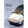 PANTASY 11001 non  MẪU XE XIAOPENG G3I bộ đồ chơi xếp lắp ráp ghép mô hình Speed Champions Racing Cars XPENG G3I Đua Xe Công Thức 617 khối