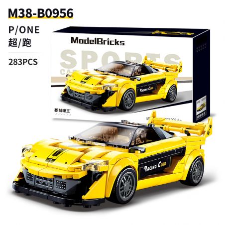 SLUBAN M38-B0956 B0956 0956 M38B0956 38-B0956 non  MCLAREN P1 1:26 tỷ lệ 1:26 bộ đồ chơi xếp lắp ráp ghép mô hình Speed Champions Racing Cars Đua Xe Công Thức 283 khối