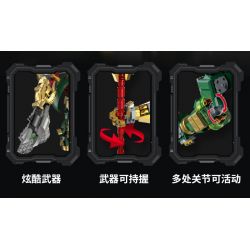 KOZOSHA 212210 non  QUAN VŨ bộ đồ chơi xếp lắp ráp ghép mô hình 1558 khối