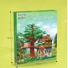 MOYU BLOCK MY92015 92015 non  NGÔI NHÀ TRÊN CÂY YÊU TINH bộ đồ chơi xếp lắp ráp ghép mô hình Modular Buildings ELF TREE HOUSE Mô Hình Nhà Cửa 3308 khối