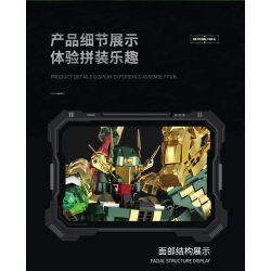 KOZOSHA 212210 non  QUAN VŨ bộ đồ chơi xếp lắp ráp ghép mô hình 1558 khối