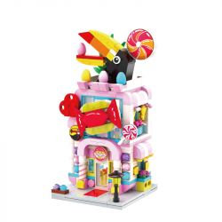 PANTASY 56004 non  KẸO VẼ NGUỆCH NGOẠC bộ đồ chơi xếp lắp ráp ghép mô hình