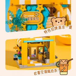 PANTASY 56003 non  TRÀ MẬT ONG NGỌT NGÀO bộ đồ chơi xếp lắp ráp ghép mô hình