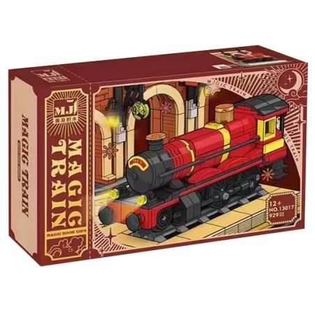 BEAUTY AND 13107 non  CHUYẾN TÀU MA THUẬT bộ đồ chơi xếp lắp ráp ghép mô hình MAGIC TRAIN 929 khối