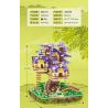 MOYU BLOCK MY92014 92014 non  NHÀ CÂY BUỔI SÁNG bộ đồ chơi xếp lắp ráp ghép mô hình Modular Buildings TREE HOUSE Mô Hình Nhà Cửa 4076 khối