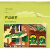 MOYU BLOCK MY92014 92014 non  NHÀ CÂY BUỔI SÁNG bộ đồ chơi xếp lắp ráp ghép mô hình Modular Buildings TREE HOUSE Mô Hình Nhà Cửa 4076 khối