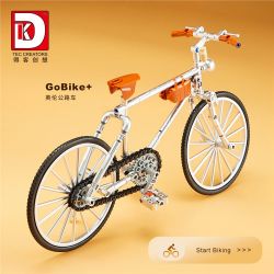 DK 80007 non  NGƯỜI ANH ĐƯỜNG XE ĐẠP tỷ lệ 1:5 bộ đồ chơi xếp lắp ráp ghép mô hình  BRITISH WIND Kỹ Thuật Công Nghệ Cao Mô Hình Phương Tiện 280 khối