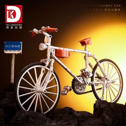DK 80007 non  NGƯỜI ANH ĐƯỜNG XE ĐẠP tỷ lệ 1:5 bộ đồ chơi xếp lắp ráp ghép mô hình  BRITISH WIND Kỹ Thuật Công Nghệ Cao Mô Hình Phương Tiện 280 khối