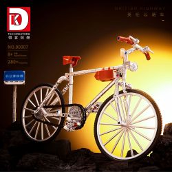 DK 80007 non  NGƯỜI ANH ĐƯỜNG XE ĐẠP tỷ lệ 1:5 bộ đồ chơi xếp lắp ráp ghép mô hình  BRITISH WIND Kỹ Thuật Công Nghệ Cao Mô Hình Phương Tiện 280 khối