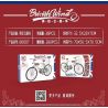 DK 80007 non  NGƯỜI ANH ĐƯỜNG XE ĐẠP tỷ lệ 1:5 bộ đồ chơi xếp lắp ráp ghép mô hình  BRITISH WIND Kỹ Thuật Công Nghệ Cao Mô Hình Phương Tiện 280 khối