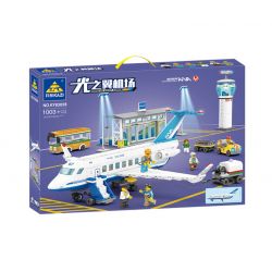 Kazi KY83028 83028 non  SÂN BAY WINGS OF LIGHT bộ đồ chơi xếp lắp ráp ghép mô hình City WINGS OF LIGHT AIRPORT Thành Phố 1003 khối