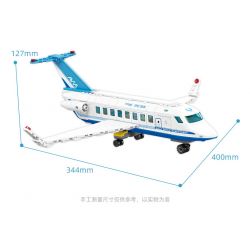 Kazi KY83028 83028 non  SÂN BAY WINGS OF LIGHT bộ đồ chơi xếp lắp ráp ghép mô hình City WINGS OF LIGHT AIRPORT Thành Phố 1003 khối