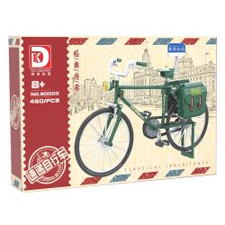 DK 80003 non  XE ĐẠP TỐC HÀNH tỷ lệ 1:5 bộ đồ chơi xếp lắp ráp ghép mô hình  EXPRESS BICYCLE Kỹ Thuật Công Nghệ Cao Mô Hình Phương Tiện 464 khối