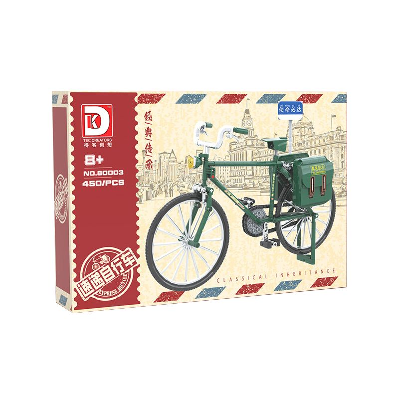 DK 80003 non  XE ĐẠP TỐC HÀNH tỷ lệ 1:5 bộ đồ chơi xếp lắp ráp ghép mô hình  EXPRESS BICYCLE Kỹ Thuật Công Nghệ Cao Mô Hình Phương Tiện 464 khối