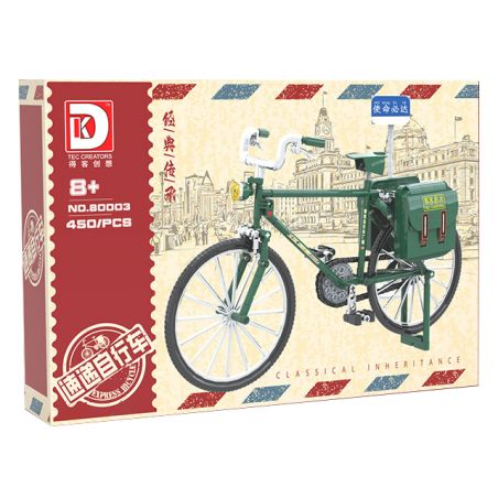 DK 80003 non  XE ĐẠP TỐC HÀNH tỷ lệ 1:5 bộ đồ chơi xếp lắp ráp ghép mô hình  EXPRESS BICYCLE Kỹ Thuật Công Nghệ Cao Mô Hình Phương Tiện 464 khối
