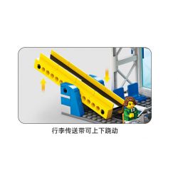 Kazi KY83028 83028 non  SÂN BAY WINGS OF LIGHT bộ đồ chơi xếp lắp ráp ghép mô hình City WINGS OF LIGHT AIRPORT Thành Phố 1003 khối