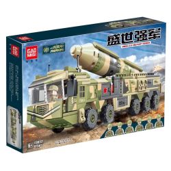 GAOMISI T3012 3012 non  XE TÊN LỬA ĐẠN ĐẠO DONGFENG 41 bộ đồ chơi xếp lắp ráp ghép mô hình Flourishing Age Strengthen The Army TANK & MILITARY 678 khối