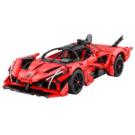 CADA DOUBLEE C63005 63005 non  SIÊU XE APE tỷ lệ 1:10 bộ đồ chơi xếp lắp ráp ghép mô hình Speed Champions Racing Cars APE SUPERCAR Đua Xe Công Thức 1823 khối