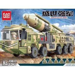 GAOMISI T3012 3012 non  XE TÊN LỬA ĐẠN ĐẠO DONGFENG 41 bộ đồ chơi xếp lắp ráp ghép mô hình Flourishing Age Strengthen The Army TANK & MILITARY 678 khối