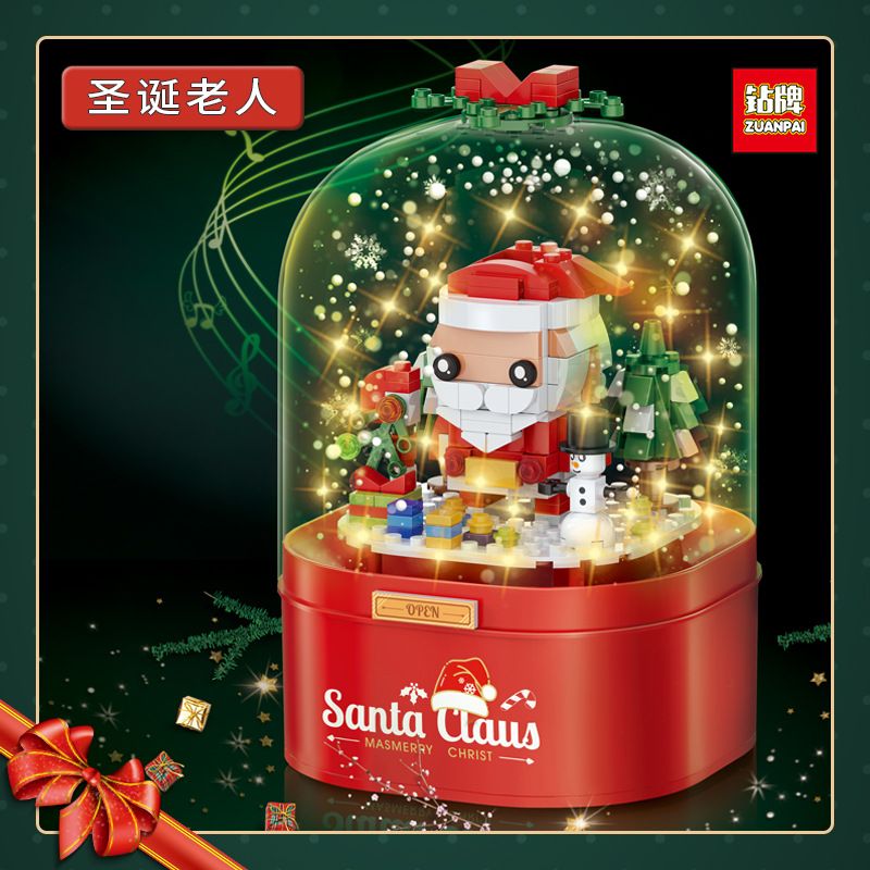 ZUANPAI Z002 non  ÔNG GIÀ NOEN bộ đồ chơi xếp lắp ráp ghép mô hình Christmas SANTA CLAUS Giáng Sinh