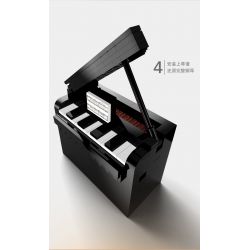 W23 non  HỘP CÂU ĐỐ CƠ CHẾ ĐÀN PIANO bộ đồ chơi xếp lắp ráp ghép mô hình Creator PUZZLE DECRYPT BOX Sáng Tạo