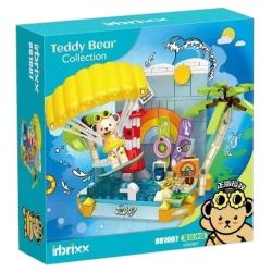 INBRIXX 881007 non  LƯỚT SÓNG MÙA HÈ bộ đồ chơi xếp lắp ráp ghép mô hình TEDDY BEAR