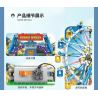XINGBAO XB-18023 18023 XB18023 non  BÁNH XE ĐU QUAY HẠNH PHÚC bộ đồ chơi xếp lắp ráp ghép mô hình  ELECTRIC FERRIS WHEEL Kỹ Thuật Công Nghệ Cao Mô Hình Phương Tiện 870 khối