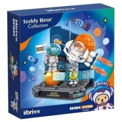 INBRIXX 881004 non  THÁM HIỂM KHÔNG GIAN bộ đồ chơi xếp lắp ráp ghép mô hình TEDDY BEAR