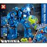 SX 4064 non  THỢ MÁY HULK bộ đồ chơi xếp lắp ráp ghép mô hình Marvel Super Heroes IRON MAN MARK 38 LGOR Siêu Anh Hùng Marvel 317 khối