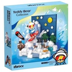 INBRIXX 881003 non  TRƯỢT TUYẾT bộ đồ chơi xếp lắp ráp ghép mô hình TEDDY BEAR