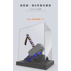 W29 non  HỘP GIẢI MÃ NỘI TẠNG THOR'S HAMMER THẾ HỆ THỨ 6 bộ đồ chơi xếp lắp ráp ghép mô hình Creator PUZZLE DECRYPT BOX Sáng Tạo