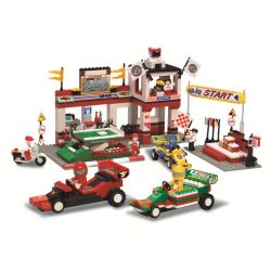 SLUBAN M38-B5500 B5500 5500 M38B5500 38-B5500 non  XE CÔNG THỨC - F1 GRAND PRIX bộ đồ chơi xếp lắp ráp ghép mô hình Speed Champions Racing Cars Đua Xe Công Thức 457 khối