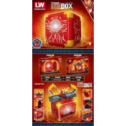 LW 2075 non  HỘP THÉP bộ đồ chơi xếp lắp ráp ghép mô hình Marvel Super Heroes IRON BOX Siêu Anh Hùng Marvel 503 khối