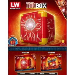 LW 2075 non  HỘP THÉP bộ đồ chơi xếp lắp ráp ghép mô hình Marvel Super Heroes IRON BOX Siêu Anh Hùng Marvel 503 khối