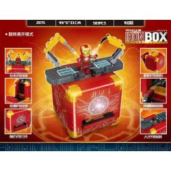 LW 2075 non  HỘP THÉP bộ đồ chơi xếp lắp ráp ghép mô hình Marvel Super Heroes IRON BOX Siêu Anh Hùng Marvel 503 khối