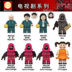 WM 6131 2283 2284 2285 2286 2287 2288 2289 2290 non  8 NHÂN VẬT NHỎ TRÒ CHƠI MỰC bộ đồ chơi xếp lắp ráp ghép mô hình Movie & Game Phim Và Trò Chơi