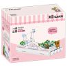 WEKKI 506115 non  KHU VƯỜN TRÊN MÂY bộ đồ chơi xếp lắp ráp ghép mô hình ONE ROOM HANGING GARDEN