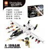 FORANGE FC4101 4101 non  MÁY BAY CƯỜNG KÍCH A-10 bộ đồ chơi xếp lắp ráp ghép mô hình OVERLORD WEAPON A-10 ATTACK AIRCRAFT 323 khối