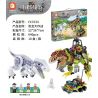 FORANGE FC3723 3723 non  TRẬN CHIẾN KHỦNG LONG bộ đồ chơi xếp lắp ráp ghép mô hình DINOSAURS ALIVE 640 khối