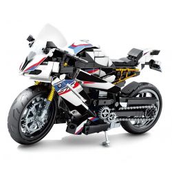 SEMBO 701812 non  BMWS1000TT bộ đồ chơi xếp lắp ráp ghép mô hình  BMW S1000TT Kỹ Thuật Công Nghệ Cao Mô Hình Phương Tiện 814 khối