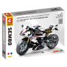 SEMBO 701812 non  BMWS1000TT bộ đồ chơi xếp lắp ráp ghép mô hình  BMW S1000TT Kỹ Thuật Công Nghệ Cao Mô Hình Phương Tiện 814 khối